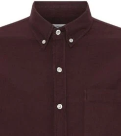 Colorful Standard Overhemd Bordeaux 7 Colorful Standard Overhemd Bordeaux -Kleding Kortingswinkel 70885 2