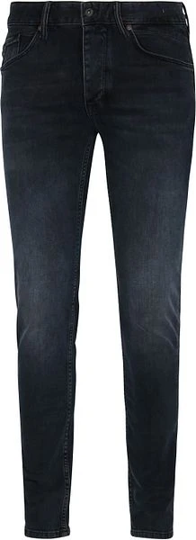 Cast Iron Riser Slim Jeans Vintage Washed Denim Zwart