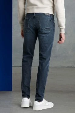 Cast Iron Riser Slim Jeans Vintage Washed Denim Zwart -Kleding Kortingswinkel 70963 6