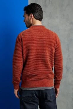 Cast Iron Trui Chenille Roest -Kleding Kortingswinkel 71096 6