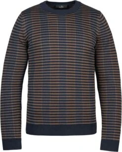 Vanguard Trui Rib Strepen Bruin