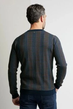 Vanguard Trui Rib Strepen Bruin -Kleding Kortingswinkel 71153 5