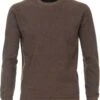 Casa Moda Pullover O-Hals Melange Bruin 2 Casa Moda Pullover O-Hals Melange Bruin -Kleding Kortingswinkel 71202 1