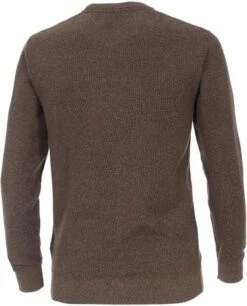 Casa Moda Pullover O-Hals Melange Bruin -Kleding Kortingswinkel 71202 3 1