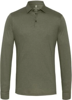 Desoto New Hai Polo LS Donkergroen