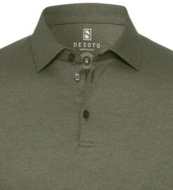 Desoto New Hai Polo LS Donkergroen 9 Desoto New Hai Polo LS Donkergroen -Kleding Kortingswinkel 71217 2 1