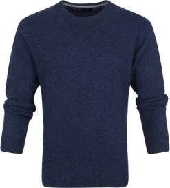 Suitable Lamswol Trui O-Hals Donkerblauw -Kleding Kortingswinkel 71293 1 1