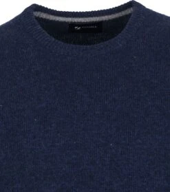 Suitable Lamswol Trui O-Hals Donkerblauw -Kleding Kortingswinkel 71293 2