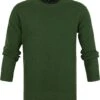Suitable Lamswol Trui O-Hals Groen -Kleding Kortingswinkel 71294 1