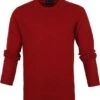 Suitable Lamswol Trui O-Hals Rood -Kleding Kortingswinkel 71296 1