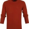 Suitable Lamswol Trui O-Hals Brique Oranje -Kleding Kortingswinkel 71299 1