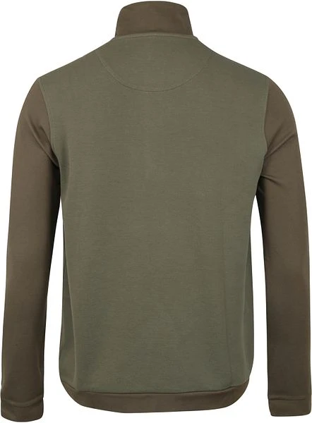 Suitable Prestige Haco Pullover Half Zip Olijfgroen 6 Suitable Prestige Haco Pullover Half Zip Olijfgroen - Afbeelding 4