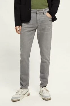 Scotch And Soda Skim Jeans Grijs -Kleding Kortingswinkel 71602 5