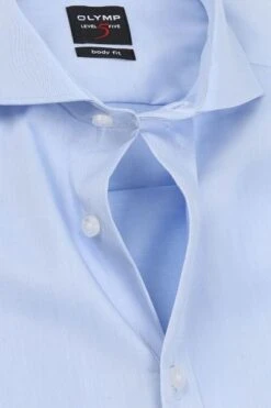 OLYMP Overhemd Level 5 Lichtblauw BF -Kleding Kortingswinkel 71677 2 1