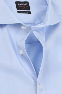 OLYMP Overhemd Level 5 Lichtblauw BF -Kleding Kortingswinkel 71677 2