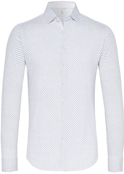 Desoto Overhemd Kent Grafische Print Wit 8 Desoto Overhemd Kent Grafische Print Wit - Afbeelding 6