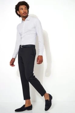 Desoto Overhemd Kent Grafische Print Wit 12 Desoto Overhemd Kent Grafische Print Wit -Kleding Kortingswinkel 71814 5