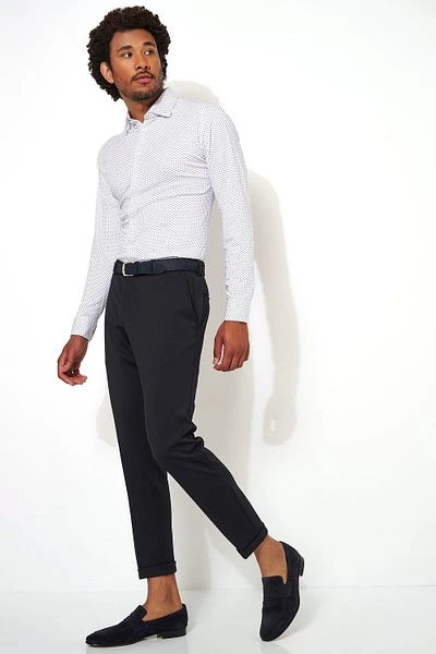 Desoto Overhemd Kent Grafische Print Wit 7 Desoto Overhemd Kent Grafische Print Wit - Afbeelding 5