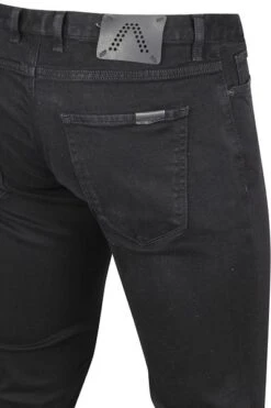Alberto Slim DS Dual Flex Denim Zwart 10 Alberto Slim DS Dual Flex Denim Zwart -Kleding Kortingswinkel 71818 3