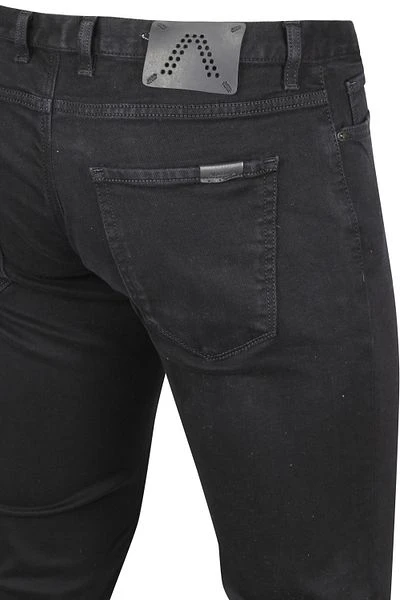 Alberto Slim DS Dual Flex Denim Zwart 5 Alberto Slim DS Dual Flex Denim Zwart - Afbeelding 3