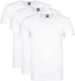 Alan Red Giftbox Derby O-Hals T-shirts Wit (3Pack) -Kleding Kortingswinkel 71875 1 1