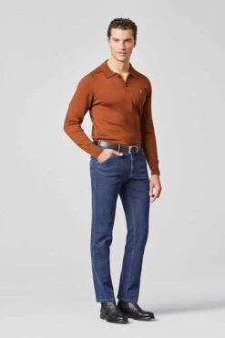 Meyer Chicago Chino Blauw -Kleding Kortingswinkel 71939 5