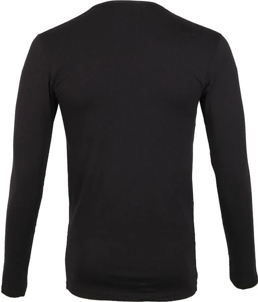 Garage Basic Longsleeve T-Shirt Stretch Zwart 8 Garage Basic Longsleeve T-Shirt Stretch Zwart - Afbeelding 6