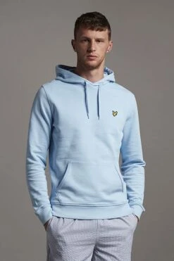Lyle And Scott Hoodie Lichtblauw -Kleding Kortingswinkel 71963 5