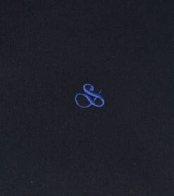 Scotch And Soda Scotch & Soda T-Shirt Jersey Donkerblauw -Kleding Kortingswinkel 71976 3