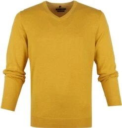 Casa Moda Pullover V-hals Geel -Kleding Kortingswinkel 71978 1 1