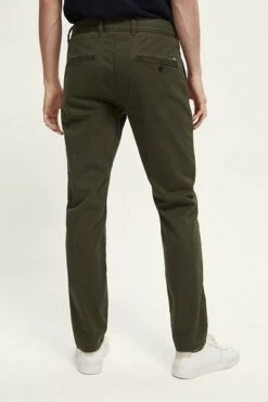 Scotch And Soda Chino Stuart Donkergroen 11 Scotch And Soda Chino Stuart Donkergroen -Kleding Kortingswinkel 71993 6