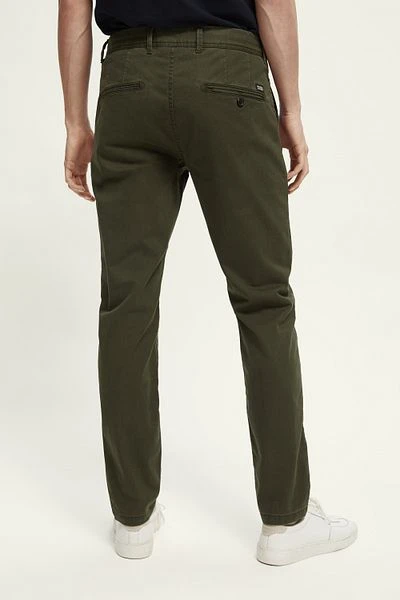 Scotch And Soda Chino Stuart Donkergroen 6 Scotch And Soda Chino Stuart Donkergroen - Afbeelding 4