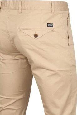 Scotch And Soda Chino Slim Mott Beige -Kleding Kortingswinkel 72046 3