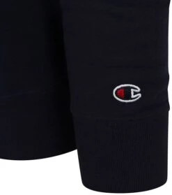 Champion Sweater Script Donkerblauw Logo -Kleding Kortingswinkel 72065 10