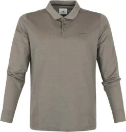State Of Art Longsleeve Polo Groen