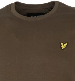 Lyle And Scott T-shirt Olive -Kleding Kortingswinkel 72110 2