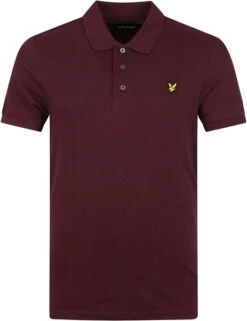 Lyle And Scott Polo Burgundy
