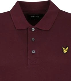 Lyle And Scott Polo Burgundy 10 Lyle And Scott Polo Burgundy -Kleding Kortingswinkel 72124 2