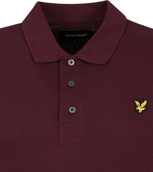 Lyle And Scott Polo Burgundy 5 Lyle And Scott Polo Burgundy - Afbeelding 3