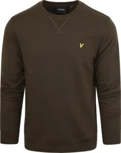 Lyle & Scott Trui Olive 13 Lyle & Scott Trui Olive -Kleding Kortingswinkel 72136 6 1