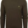 Lyle & Scott Olive Trui 1 Lyle & Scott Olive Trui -Kleding Kortingswinkel 72142 6