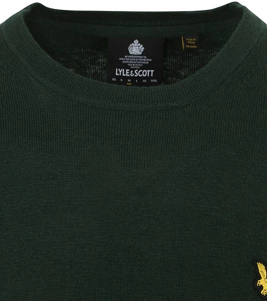 Lyle & Scott Trui Donkergroen 5 Lyle & Scott Trui Donkergroen - Afbeelding 3