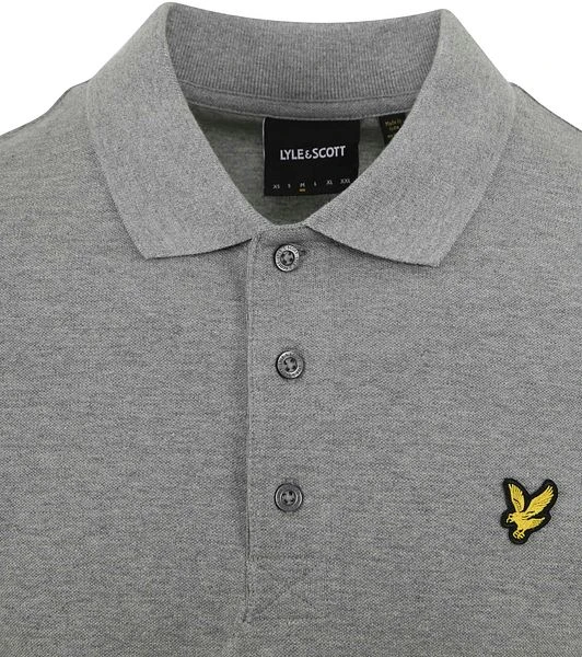 Lyle And Scott Longsleeve Polo Grijs 5 Lyle And Scott Longsleeve Polo Grijs - Afbeelding 3