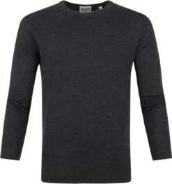 Scotch And Soda Trui Wol Donkergrijs