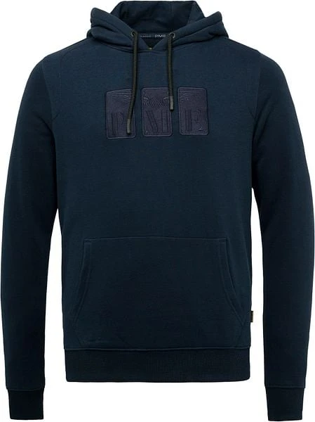 PME Legend Hoodie Brushed Sweat Donkerblauw 6 PME Legend Hoodie Brushed Sweat Donkerblauw - Afbeelding 4