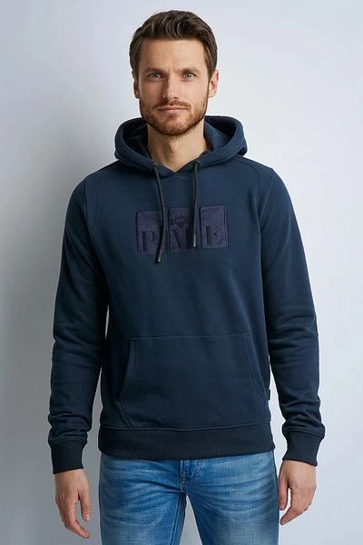 PME Legend Hoodie Brushed Sweat Donkerblauw 4 PME Legend Hoodie Brushed Sweat Donkerblauw - Afbeelding 2