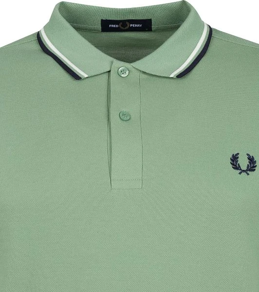 Fred Perry Polo Groen E36 4 Fred Perry Polo Groen E36 - Afbeelding 2
