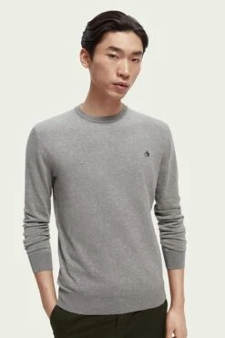 Scotch And Soda Pullover Grijs Melange 9 Scotch And Soda Pullover Grijs Melange -Kleding Kortingswinkel 72244 6