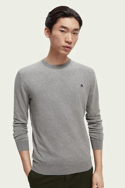 Scotch And Soda Pullover Grijs Melange 4 Scotch And Soda Pullover Grijs Melange - Afbeelding 2