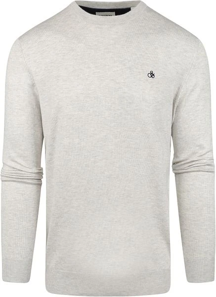 Scotch And Soda Pullover Bone Wit Melange 3 Scotch And Soda Pullover Bone Wit Melange